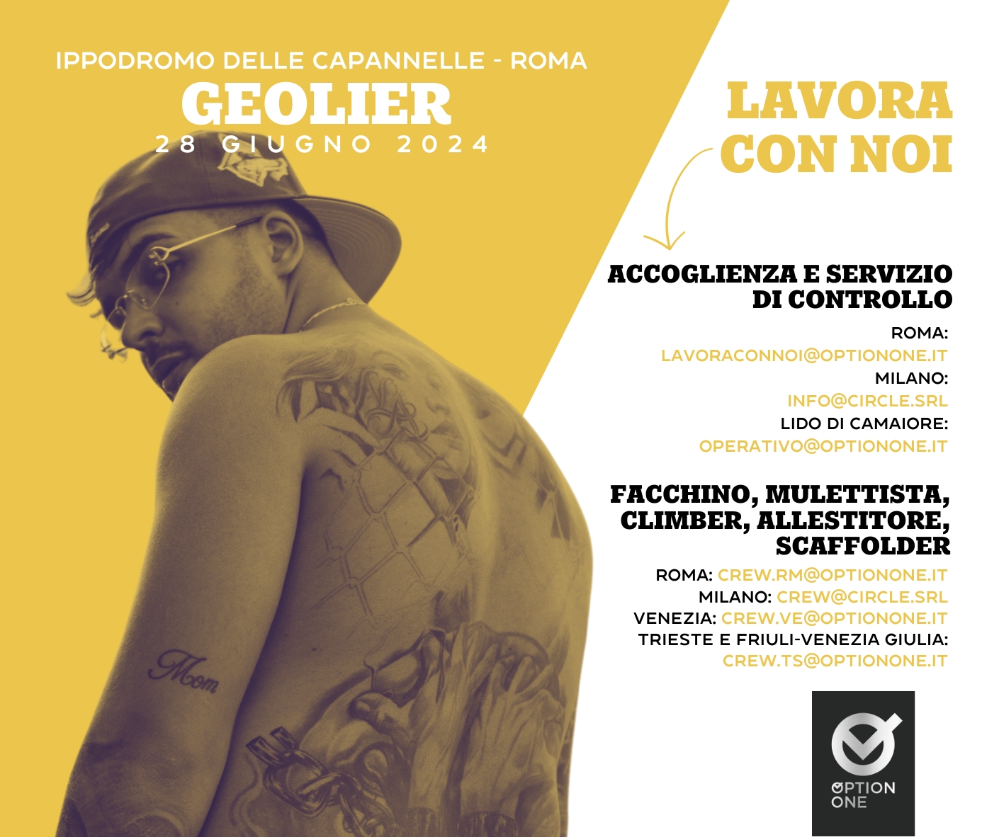 Read more about the article Geolier / June 28, 2024 / Rock in Roma, Capannelle Racecourse, Rome