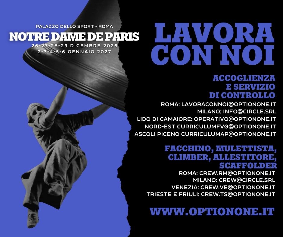 Read more about the article NOTRE DAME DE PARIS – PALAZZO DELLO SPORT, ROME