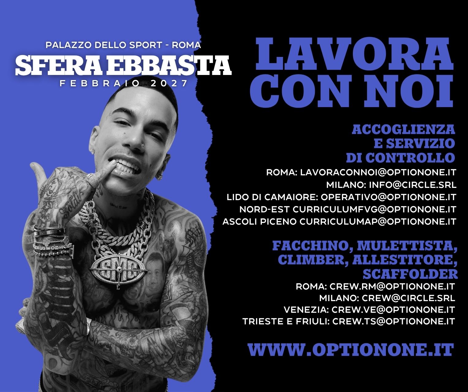 Read more about the article Sfera Ebbasta. Palazzo dello Sport. 2027
