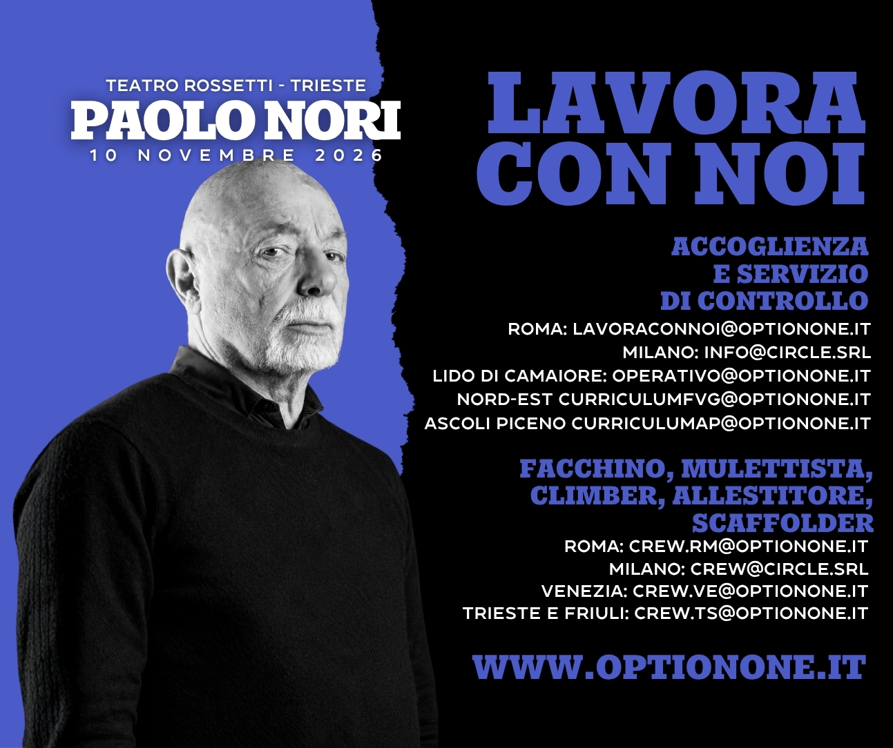 Read more about the article Paolo Nori – Teatro Rossetti – Trieste